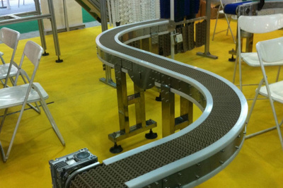 S型轉彎網帶輸送機